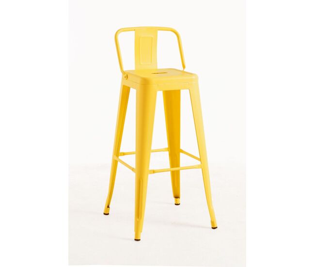 Pack 2 taburetes torix respaldo - amarillo cuarzo