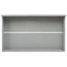 Beliani Conjunto de 2 cajones de cama Madera de pino RUMILLY Beliani Conjunto de 2 cajones de cama Madera de pino RUMILLY Gris
