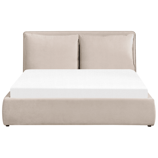 Beliani Cama baú Veludo BAJONNA