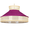 Candeeiro suspenso BATALI Rattan Fucsia
