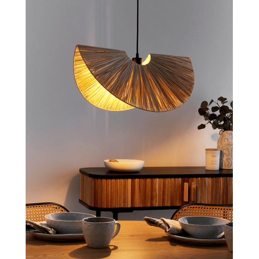 Candeeiro suspenso HERRON Papel Natural Candeeiro suspenso HERRON Papel Natural