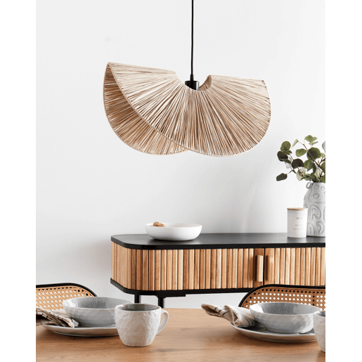 Candeeiro suspenso HERRON Papel Natural Candeeiro suspenso HERRON Papel Natural