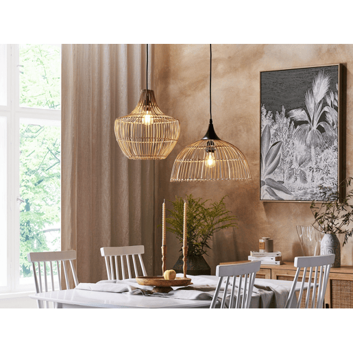 Candeeiro suspenso BARARIS Rattan Natural