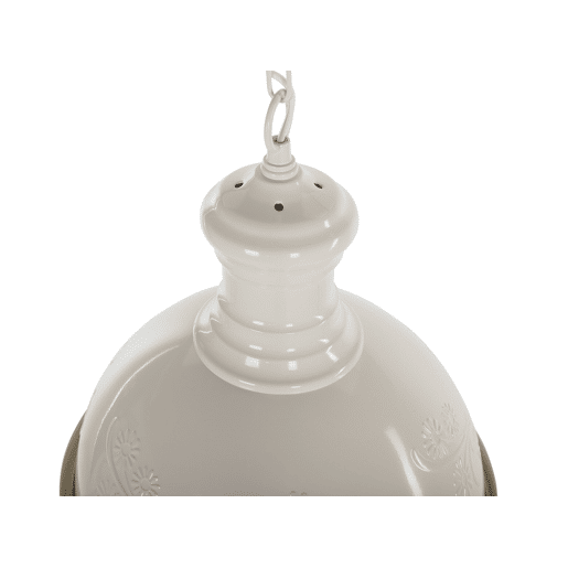 Candeeiro suspenso DIDESSA Metal Branco creme