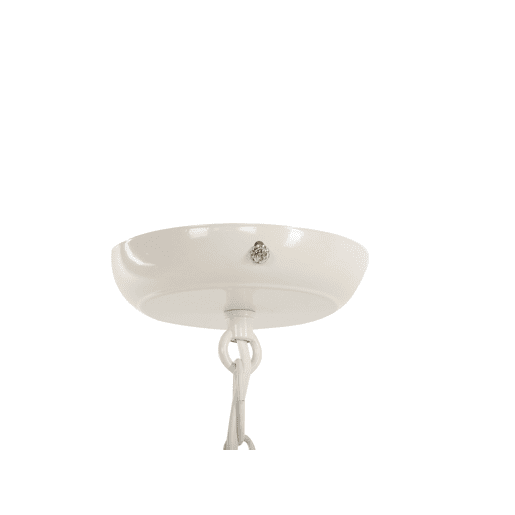 Candeeiro suspenso DIDESSA Metal Branco creme