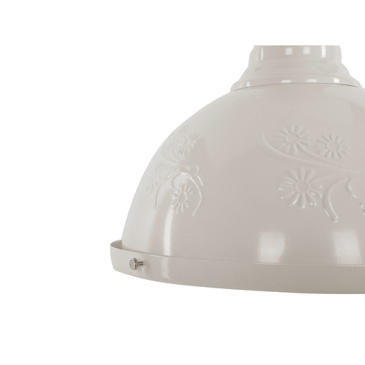 Candeeiro suspenso DIDESSA Metal Branco creme