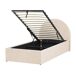 Beliani Cama infantil con almacenaje Terciopelo ANET 98x218 Beliani Cama infantil con almacenaje Terciopelo ANET 98x218 Azul Claro