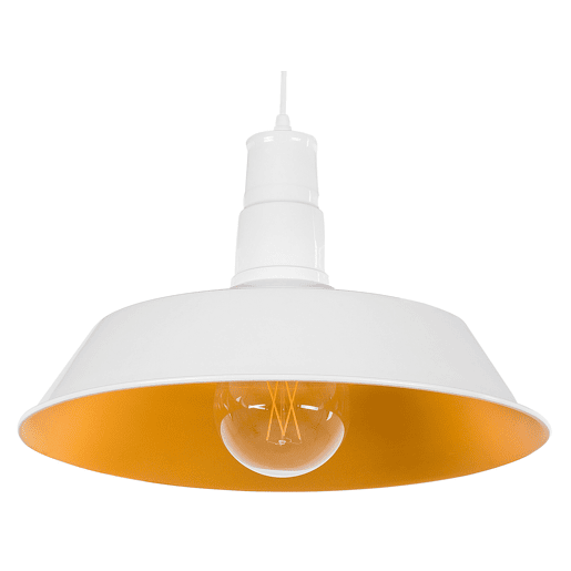 Candeeiro suspenso BAYOU Metal Branco