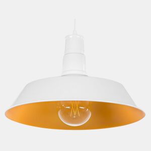 Candeeiro suspenso BAYOU Metal Branco