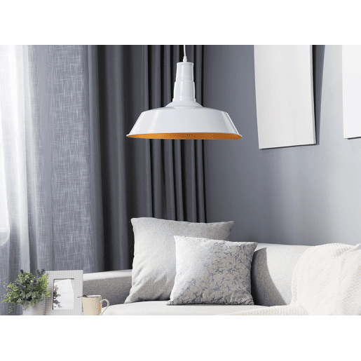 Candeeiro suspenso BAYOU Metal Branco