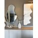 Beliani Jarrón decorativo THAPSUS Beliani Jarrón decorativo THAPSUS Blanco
