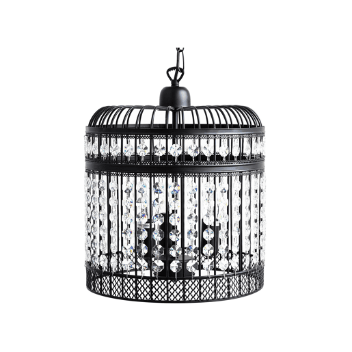 Candeeiro suspenso CELON Metal Preto