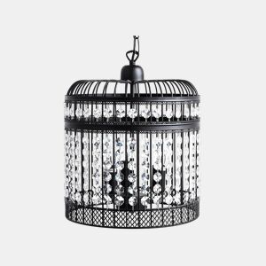 Candeeiro suspenso CELON Metal Preto