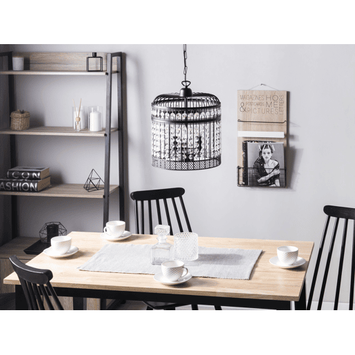 Candeeiro suspenso CELON Metal Preto
