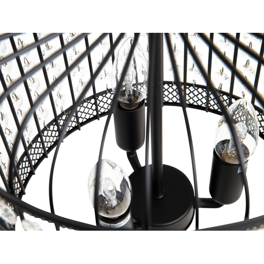 Candeeiro suspenso CELON Metal Preto