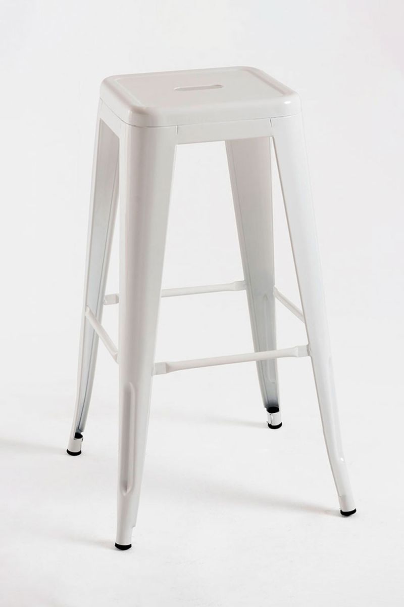 Pack 2 taburetes torix altos - blanco