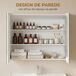 Armario de Baño MDF, Vidrio kleankin, hogar - baño Armario de Baño MDF, Vidrio kleankin, hogar - baño Blanco