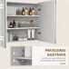 Armario de Baño MDF, Vidrio kleankin, hogar - baño Armario de Baño MDF, Vidrio kleankin, hogar - baño Blanco
