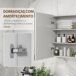 Armario de Baño MDF, Vidrio kleankin, hogar - baño Armario de Baño MDF, Vidrio kleankin, hogar - baño Blanco