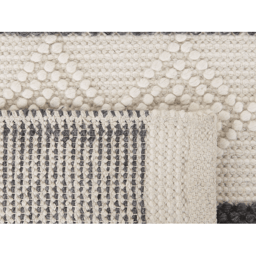 Tapete DAVUTLAR Creme claro 200 x 200 cm Lã
