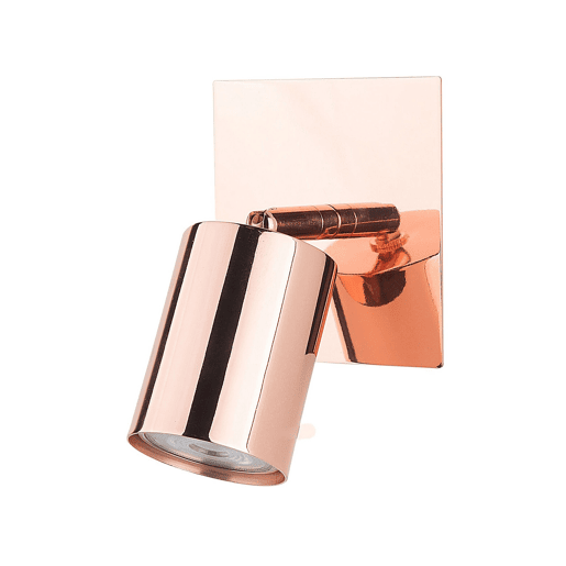 Conjunto de 2 candeeiros de foco TIGRIS Ajustável Metal Cobre