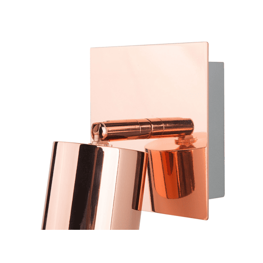 Conjunto de 2 candeeiros de foco TIGRIS Ajustável Metal Cobre