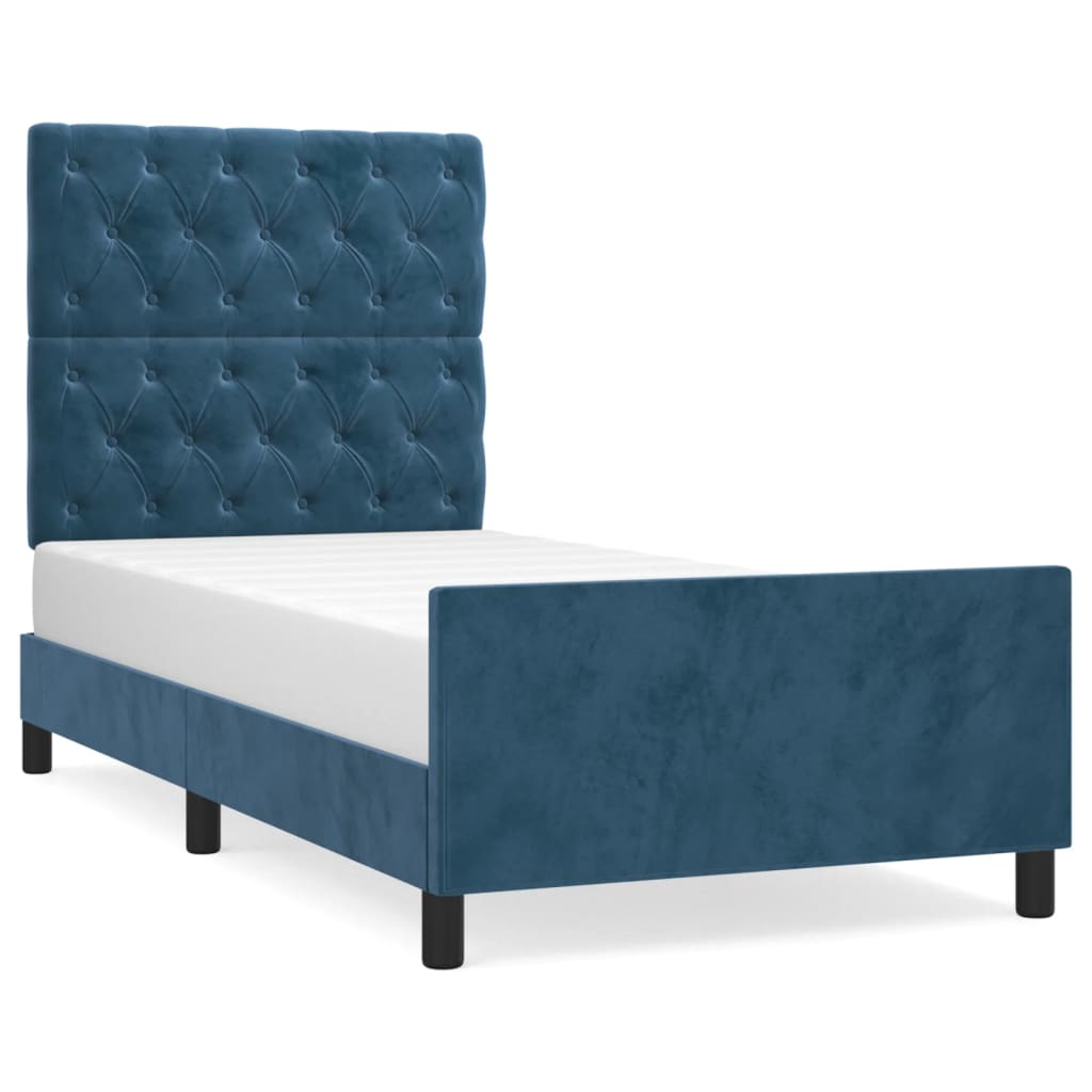 Estructura de cama 80x200 Azul
