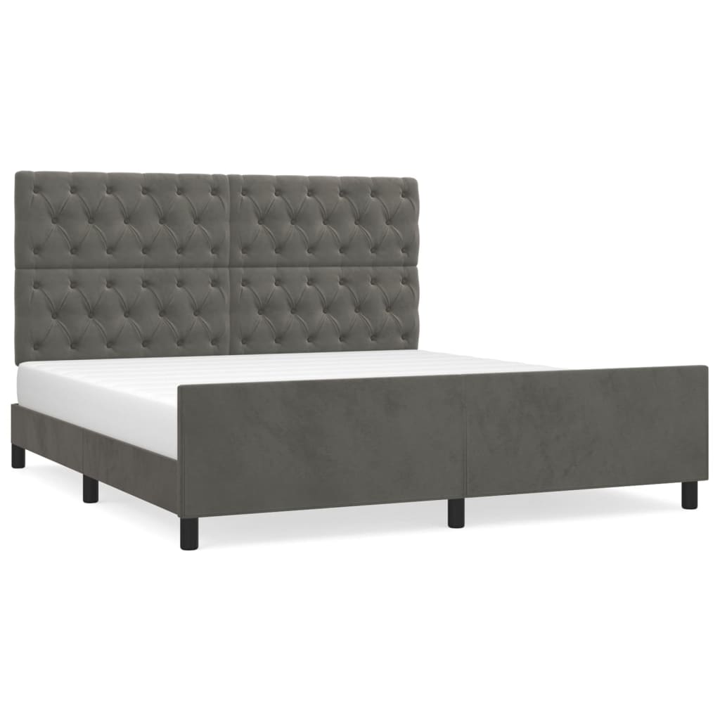 Estructura de cama 160x200 Gris