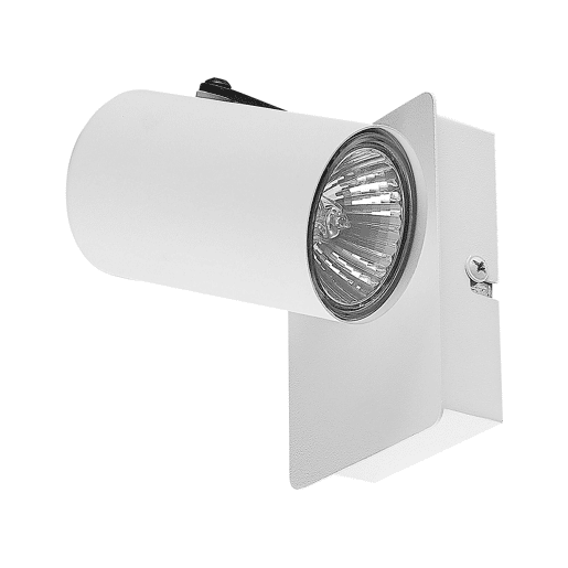 Conjunto de 2 candeeiros de foco KLIP Ajustável Metal Branco