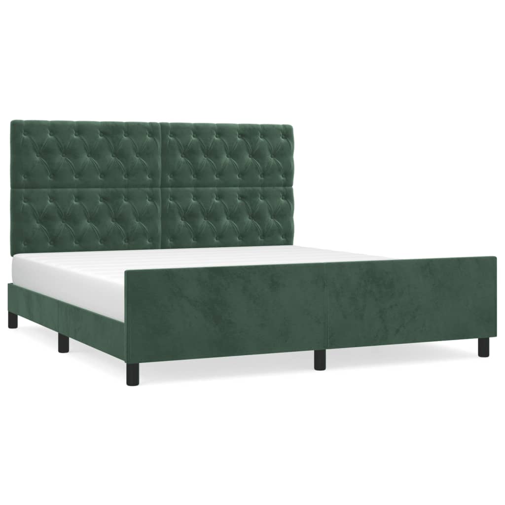 Estructura de cama 160x200 Verde