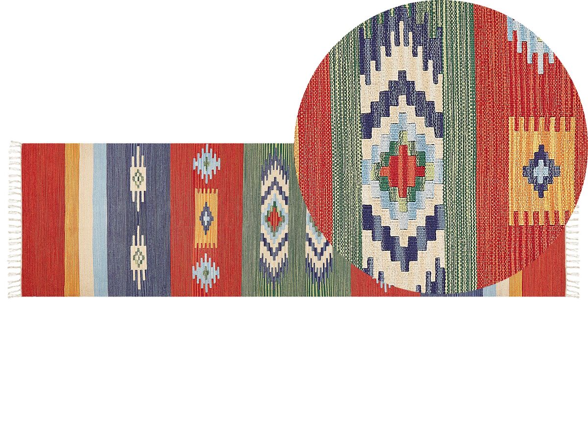 Beliani Kilim KAMARIS 80x300