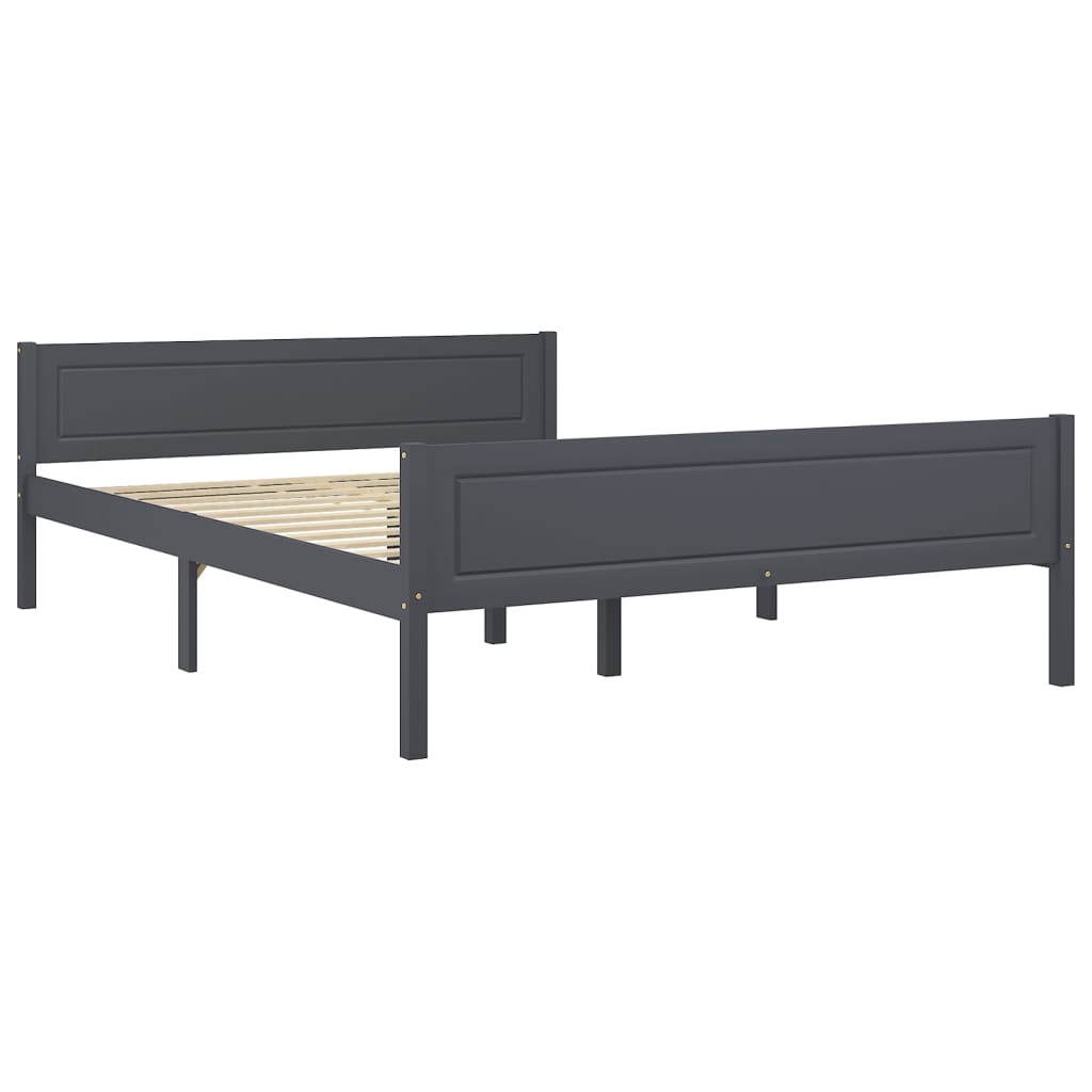 Estructura de cama 140x200 Gris