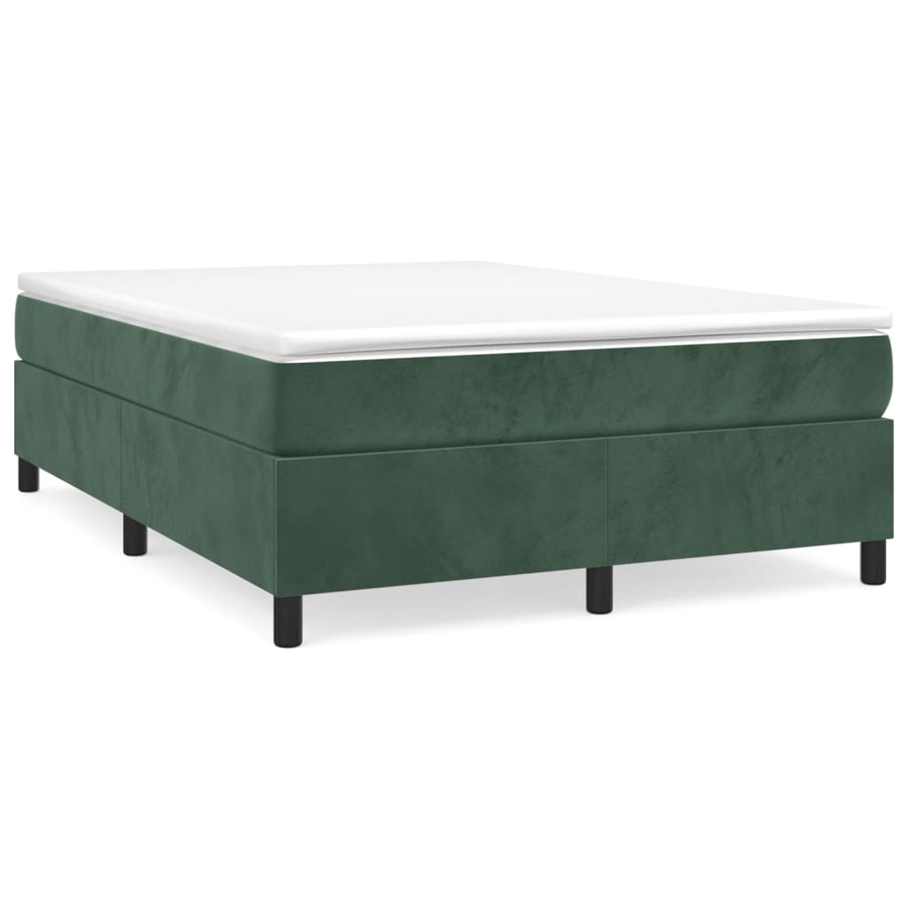 Cama box spring 140x200 Verde