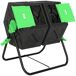 Compostador PP, Acero Outsunny Compostador PP, Acero Outsunny Negro