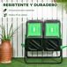 Compostador PP, Acero Outsunny Compostador PP, Acero Outsunny Negro