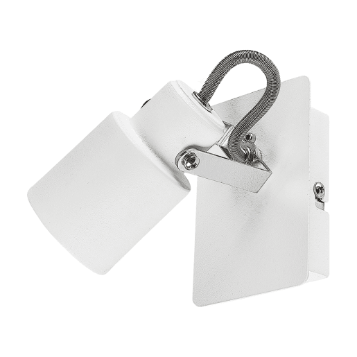 Conjunto de 2 candeeiros de foco BONTE Ajustável Metal Branco