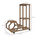 Estantería para Plantas Madera de Abeto Outsunny 30 Estantería para Plantas Madera de Abeto Outsunny 30 Marrón
