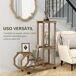 Estantería para Plantas Madera de Abeto Outsunny 30 Estantería para Plantas Madera de Abeto Outsunny 30 Marrón
