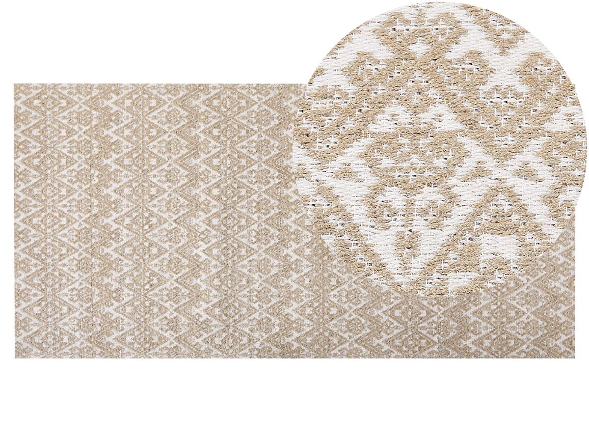 Beliani De tejido plano ATIMA 80x150