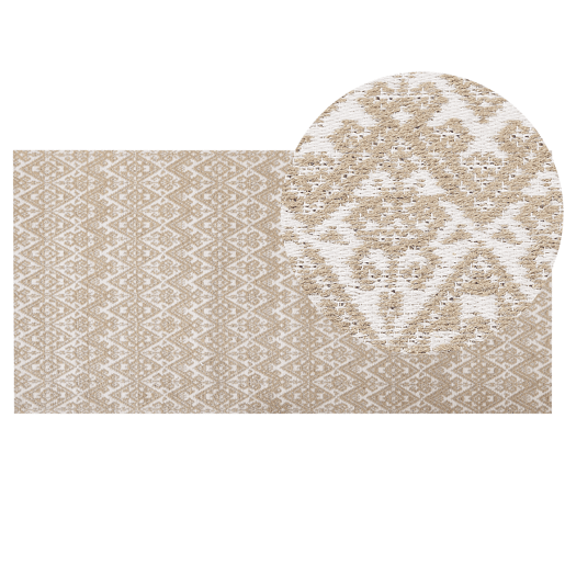 Tapete ATIMA Creme 80 x 150 cm Juta