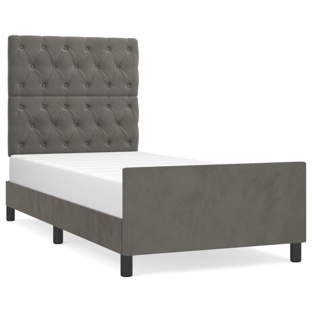 Estructura de cama 80x200 Gris