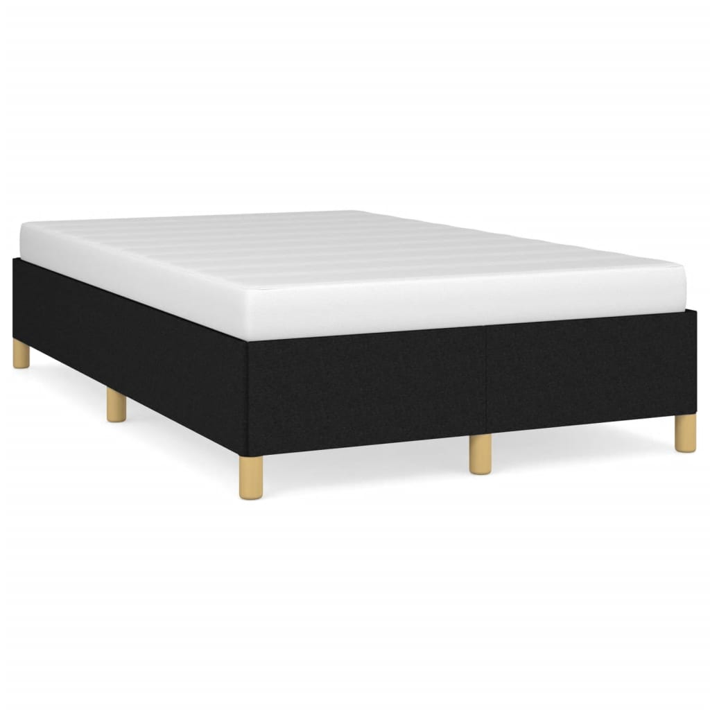Estructura de cama de tela gris claro 120x200 cm