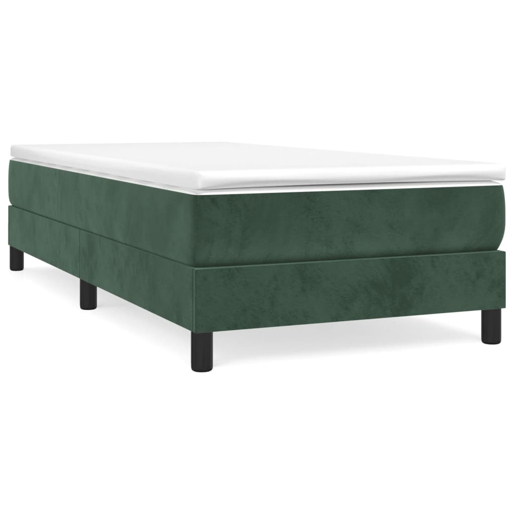 Cama box spring 100x200 Verde
