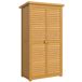 Cobertizo de Madera Madera de Abeto Outsunny Cobertizo de Madera Madera de Abeto Outsunny Marrón