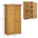 Cobertizo de Madera Madera de Abeto Outsunny Cobertizo de Madera Madera de Abeto Outsunny Marrón