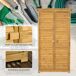 Cobertizo de Madera Madera de Abeto Outsunny Cobertizo de Madera Madera de Abeto Outsunny Marrón
