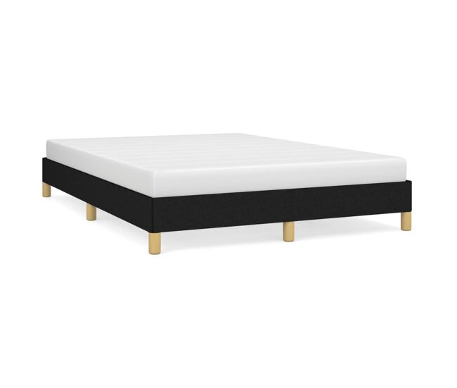 Estructura de cama de tela gris claro 160x200 cm