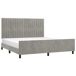 Estructura de cama 160x200 Estructura de cama 160x200 Gris Claro