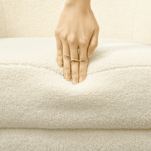 HOMCOM Poltrona Sala de Estar Individual Estofada com Apoio para a Cabeça e Pés de Metal para Dormitório Escritório Carga Máxima 125 kg 71x65x90 cm Creme