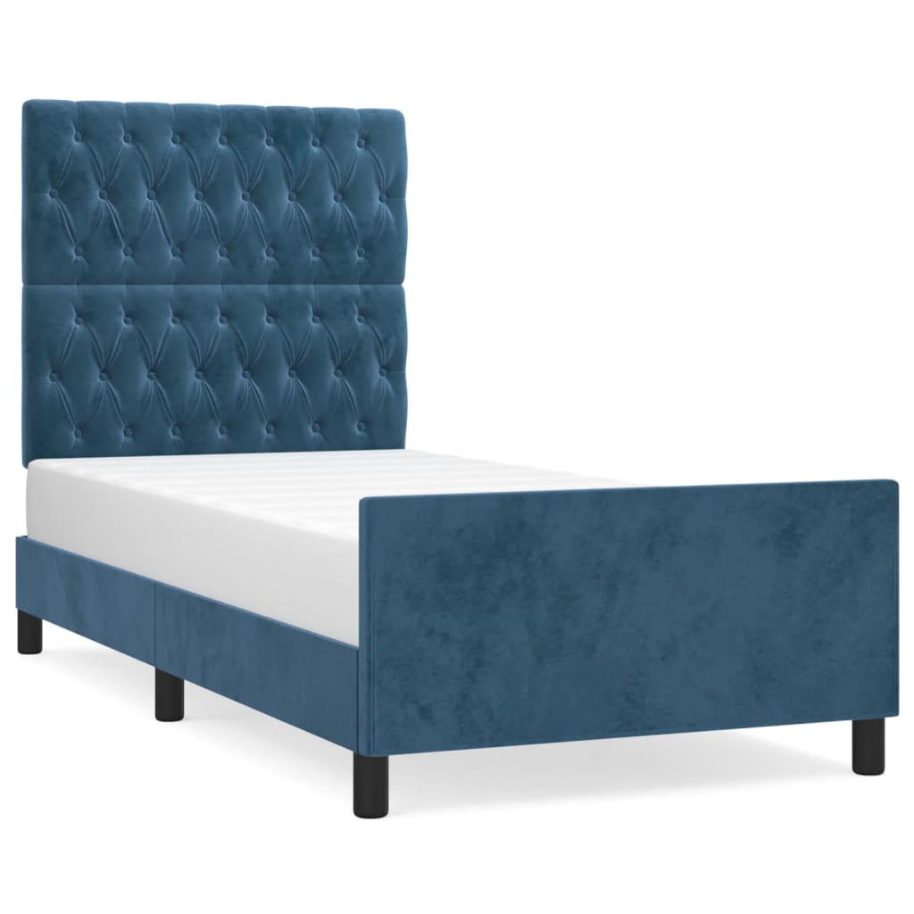 Estructura de cama 100x200 Azul